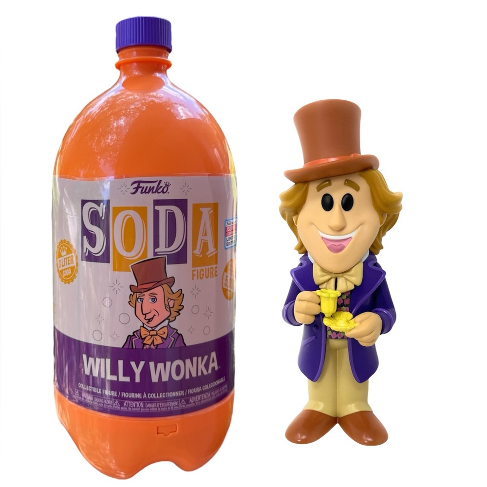 Funko Exclusive Soda Figure Willy Wonka Limited Edition 3  Liter Soda Bottle 🆕